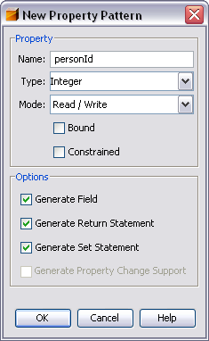 Figure 4: Adding a New Property